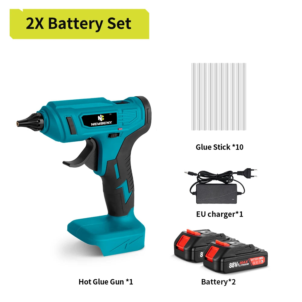 Pistolet à colle sans fil 100W 18V