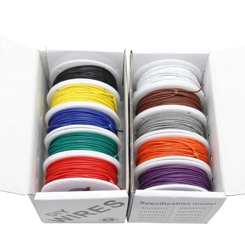 Câble électrique UL1007 cuivre étamé PVC 16 à 30 AWG