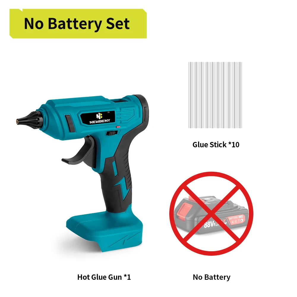 Pistolet à colle sans fil 100W 18V