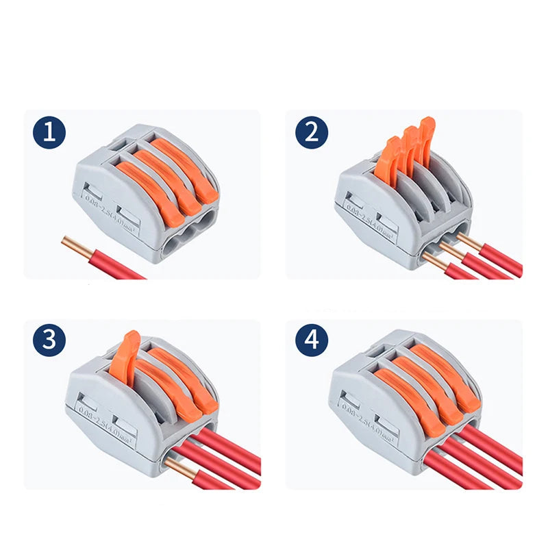 Connecteur rapide à levier JINH CMK41 32A "Type Wago"