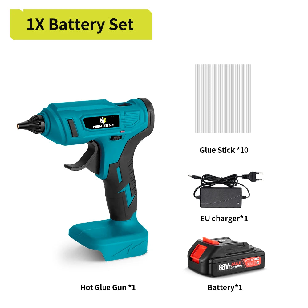 Pistolet à colle sans fil 100W 18V